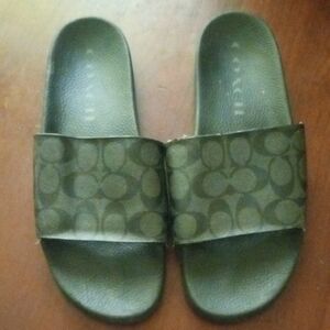 Coach Pool Slide In Signature